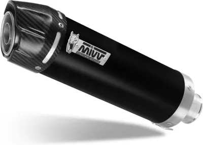 Obrázek produktu pro MIVV GP černý výfuk s karbonovou koncovkou pro VOGE Brivido 125 R
