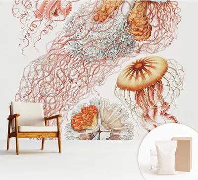Produktbild von Fototapete  - 312x219 cm - Tapete - Wandtapete - Wandbilder - Dekofolie - Tapete Folie - Wand - Dekoration - Wohnzimmer - Zierqualle