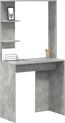Produktbild von "im Sonderangebot"Schreibtisch/Büro-Möbel - CLORIS - Computertisch moderner - Beton Grau 78,5 x 37 x 154,5 cm Holzwerkstoff - DEMöbel6501192