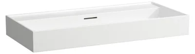 Image de LAUFEN Kartell lavabo à encastrer, sans trou pour robinet, avec trop-plein, 1000x460mm, H8103374001091