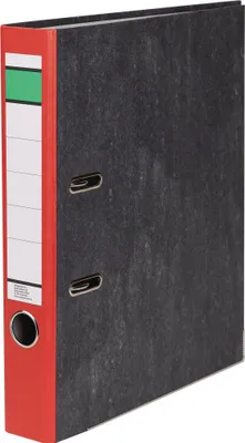 Produktbild von Ordner DIN A4 50mm Recycling Pappe rot