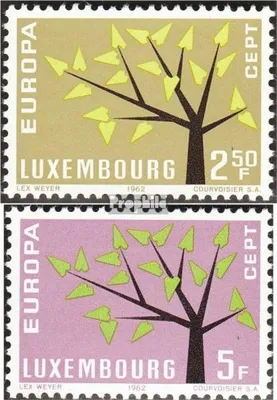 Produktbild von Briefmarken Luxemburg 1962 Mi 657-658 (kompl.Ausg.) postfrisch Europa