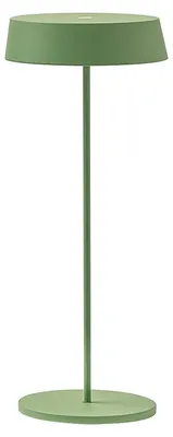 Immagine prodotto di Inemuri Lampada da Tavolo Portatile Verde LED 2,2W 2700K IP54, Ricaricabile USB, Dimmer Touch Integrato - Rossini Illuminazione