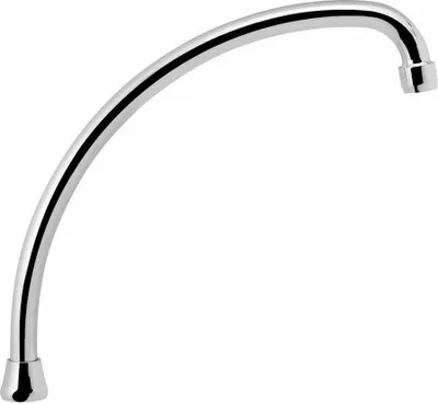 Zdjęcie produktu dla Wylewka wody, 250 mm, kształt J, chrom