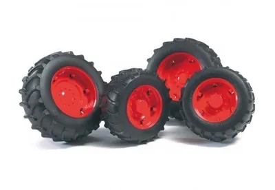 Produktbild von BRUDER Traktor Zwillingsbereifung, rot