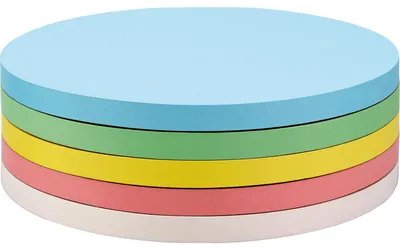 Productafbeelding van Magnetische markeerkaart 111151710, rond, ongeveer 140 mm, zwart. 500 stuks.