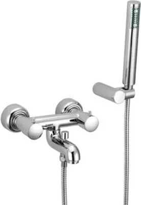 Produktbild von Demm Badewannenarmatur Zweigriff Aufputz mit Handbrause Misy chrom 4600 4600, 28162.001.C