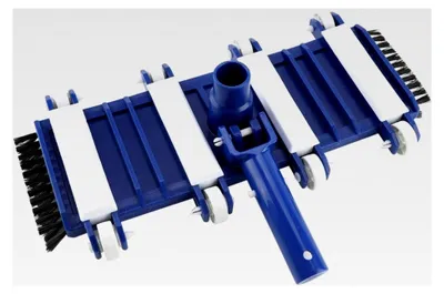Produktbild von Flexible Poolbürste, Hochleistungs-Poolstaubsauger Reinigungsbürste für Schwimmbad und Fischteich (38 * 19 * 10 cm)