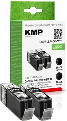 Produktbild von KMP Patrone Canon PGI-550PGBK XL black 500 S. C89D kompatibel