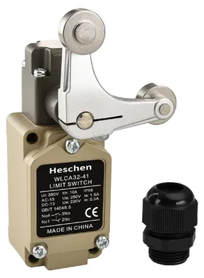Endschalter WLCA32-41, 1NC+1NO, 380V 10A, Drehrollenhebel