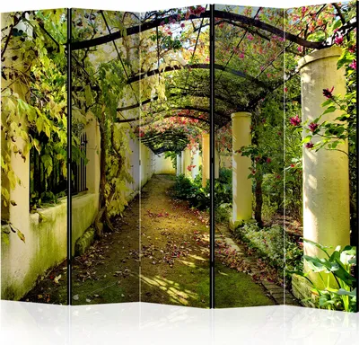 Zdjęcie produktu dla Nowość! Parawan dekoracyjny ścianka działowa ścianka działowa hiszpańska ściana XXL naturalna 225x172 cm c-C-0089-z-c
