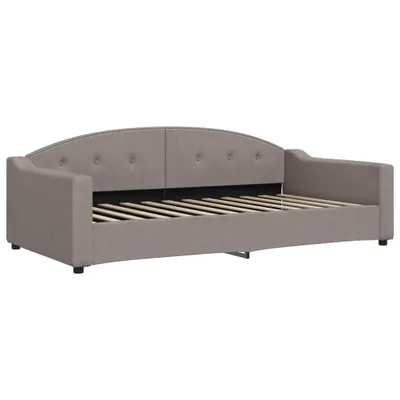 Produktbild von vidaXL Tagesbett Taupe 100x200 cm Stoff