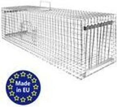 Produktbild von Živá pasca na vtáky Vtáčia pasca na vtáky Presídlenie Chytanie vtákov Živá pasca odolná voči poveternostným vplyvom Robustná stabilná univerzálna 2 vchody Odolná voči úniku 102 x 30 x 30 cm Petigi