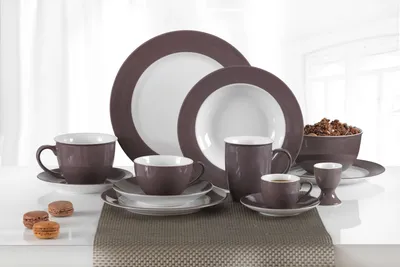 Produktbild von Eierbecher 6er Set Doppio toffee