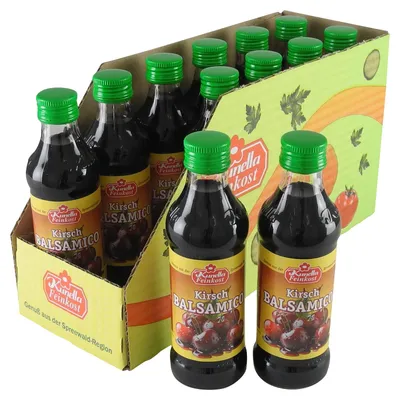 Produktbild von Kirsch Balsamico von Kunella Feinkost - 12er Pack (12 Flaschen à 100 ml)