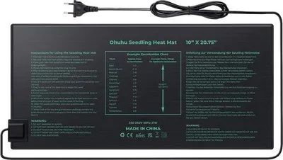 Produktbild von Warme Pflanzenmatte 25x52cm wasserdicht