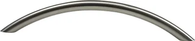 Produktbild von Möbelgriff aus Edelstahl LA 160mm Segmentbogengriff ø 12mm matt gebürstet Mod. Tampa