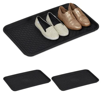 Produktbild von Set mit 3 Abtropfschalen für Schuhe 60 x 40 cm