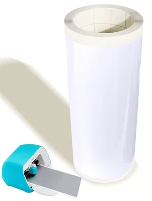 Immagine prodotto di Film adesivo in vinile, 14 x 300 cm - Vinile autoadesivo - Pellicola per plotter - Compatibile con Cricut Joy - Facile da tagliare - Adesivo rimovibile