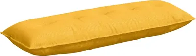 Produktbild von vidaXL Rücken Kissen Helles Gelb 140 x 50 cm Cordstoff
