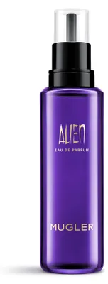 Produktbild von MUGLER Alien Eau de Parfum für Damen, eine holzig-blumige Komposition, deren Duft an Bernstein erinnert