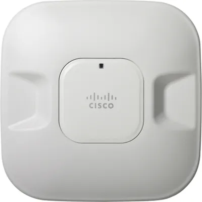 Produktbild von Cisco AIR-LAP1041N-A-K9, 300 Mbit/Sek, 10, 100, 1000 Mbit/Sek, 2.412 - 2.462 GHz, 10/100/100Base-T(X), 802.1x RADIUS, EAP, EAP-TLS, EAP-TTLS, PEAP, TKIP, WPA, WPA-AES, WPA2, MIMO