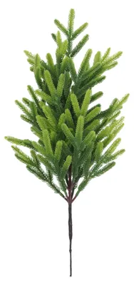 Produktbild von Künstlicher Norfolk-Kiefernzweig, UV-beständig, künstliches Grün, künstliche Kiefernnadeln, Deko-Elemente für Weihnachten, Feiertage, Hochzeiten, Partys und Zuhause