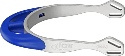 Image de Sprenger Éperons FairRider 25mm Bleu Fin Arrondi Argent