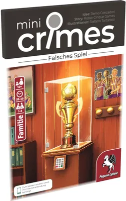 Produktbild von Pegasus MiniCrimes, Kartenspiel, Familie, 10 Jahr(e), 20 min, 40 min, Familienspiel