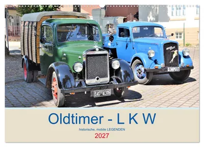 Produktbild von Oldtimer - L K W (Wandkalender 2027 DIN A2 quer), CALVENDO Monatskalender