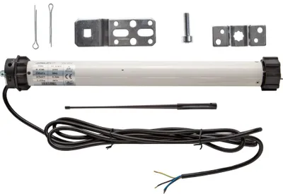 Produktbild von Rollladenmotor SL, SL45 20/15 (20 Nm / SW60) leiser Rohrmotor mit Planetengetriebe, 230V, inkl. Wellenadapter & Lager, wartungsfrei, langlebig Jarolift