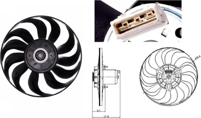 Image de NRF 47641 Ventilateur de refroidissement du moteur