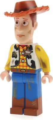 Produktbild von 1x Lego Minifigur Toy Story Woody Outfit mit Dreckflecken Hut 7596 toy013