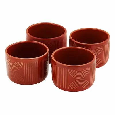 Immagine prodotto di Maxwell & Williams Auflaufformen-Set Arc 4-tlg., Keramik, Indigoblau, 10 x 7 cm, HY0103