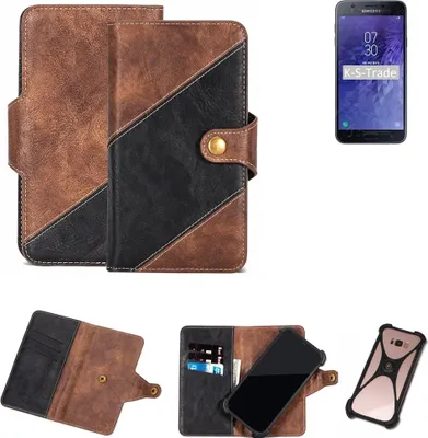 Produktbild von K-S-Trade Handy Hülle Schutz Hülle Schutzhülle Bookstyle Case kompatibel mit Samsung Wide3 Handy Cover Hülle Schutztasche 1x