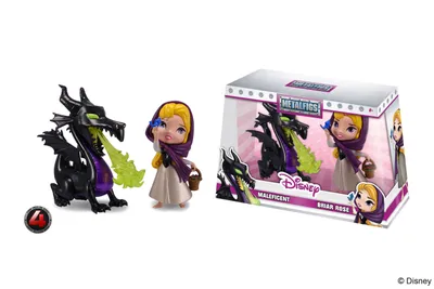 Zdjęcie produktu dla Jada Toys Disney Metalfigs Diecast Minifigures Double Pack Maleficent & Briar Rose 10 cm JADA98253