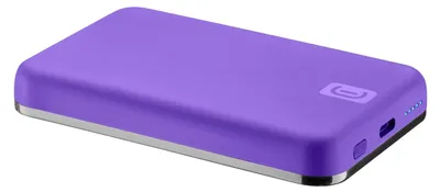 Produktbild von Cellularline Wireless power bank MAG 5000, 5000 mAh, Kabelloses Aufladen, Violett