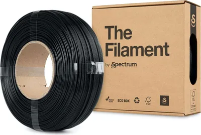 Produktbild von Das Filament ReFill PLA 1.75mm Midnight Black 1kg