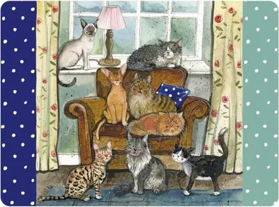 Image de Plaque MT36 Une maison pleine de chats