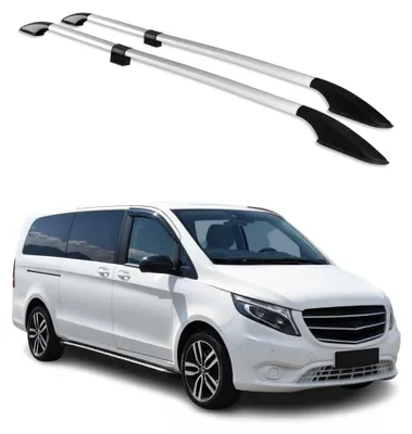 Immagine prodotto di Barre portatutto per Mercedes Classe W447 2014-2025 L3 Extra Lunghe RS Alluminio Grigio, Immagine generata dall'IA