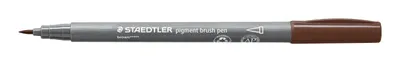 Zdjęcie produktu dla Staedtler pigment brush pen 371, Brązowy, 1 szt.