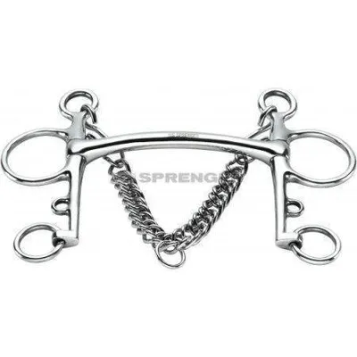 Produktbild von Sprenger Pelham 12 mm gebogene Stange langer Unterzug Edelstahl, Größe:125 mm