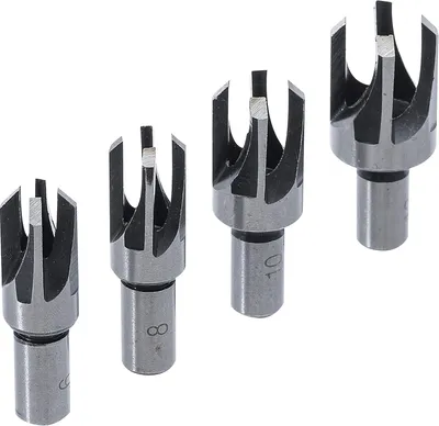 Produktbild von BGS Diy 6838 | Satz von Zapfenbohrern | 4-teilig | 6-8 - 10-13 mm