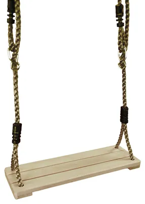 Produktbild von Best Sporting Kinderschaukel Brettschaukel aus Holz 38x14 cm mit verstellbarem Seil