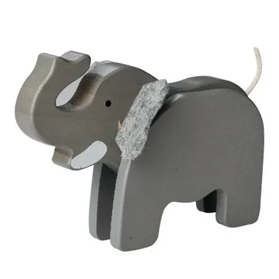 Immagine prodotto di elefante protagonista grigio 15x11x4 cm