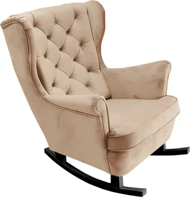 Produktbild von DomoHome Relaxsessel Armlehnensessel Armlehnen Fernsehsessel Loungesessel Polstersessel Couchsessel Armsessel Chair Wohnzimmersessel Ohrensessel | 102x81x95cm | Beige_29800