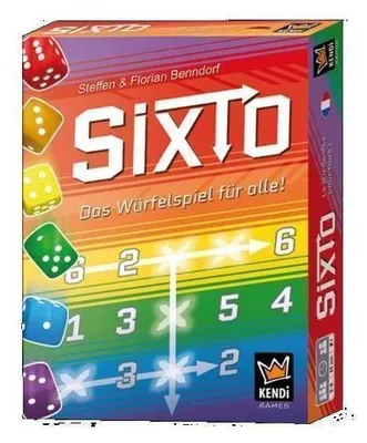 Produktbild von SIXTO Würfelspiel – Schnelles Strategiespiel für Familien