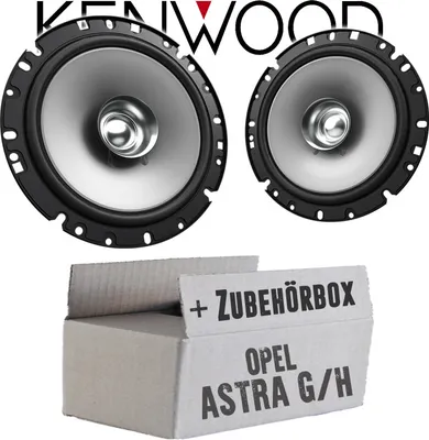 Produktbild von Lautsprecher Boxen Kenwood KFC-S1756 - 16,5cm Koax Auto Einbauzubehör - Einbauset passend für Opel Astra G,H - justSOUND
