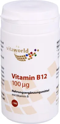 Image de Vitaworld Vitamine B12 100 µg, comprimés, 180 comprimés