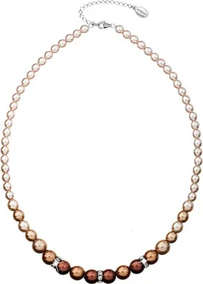Produktbild von Necklace with pearls 32,005.3 brown